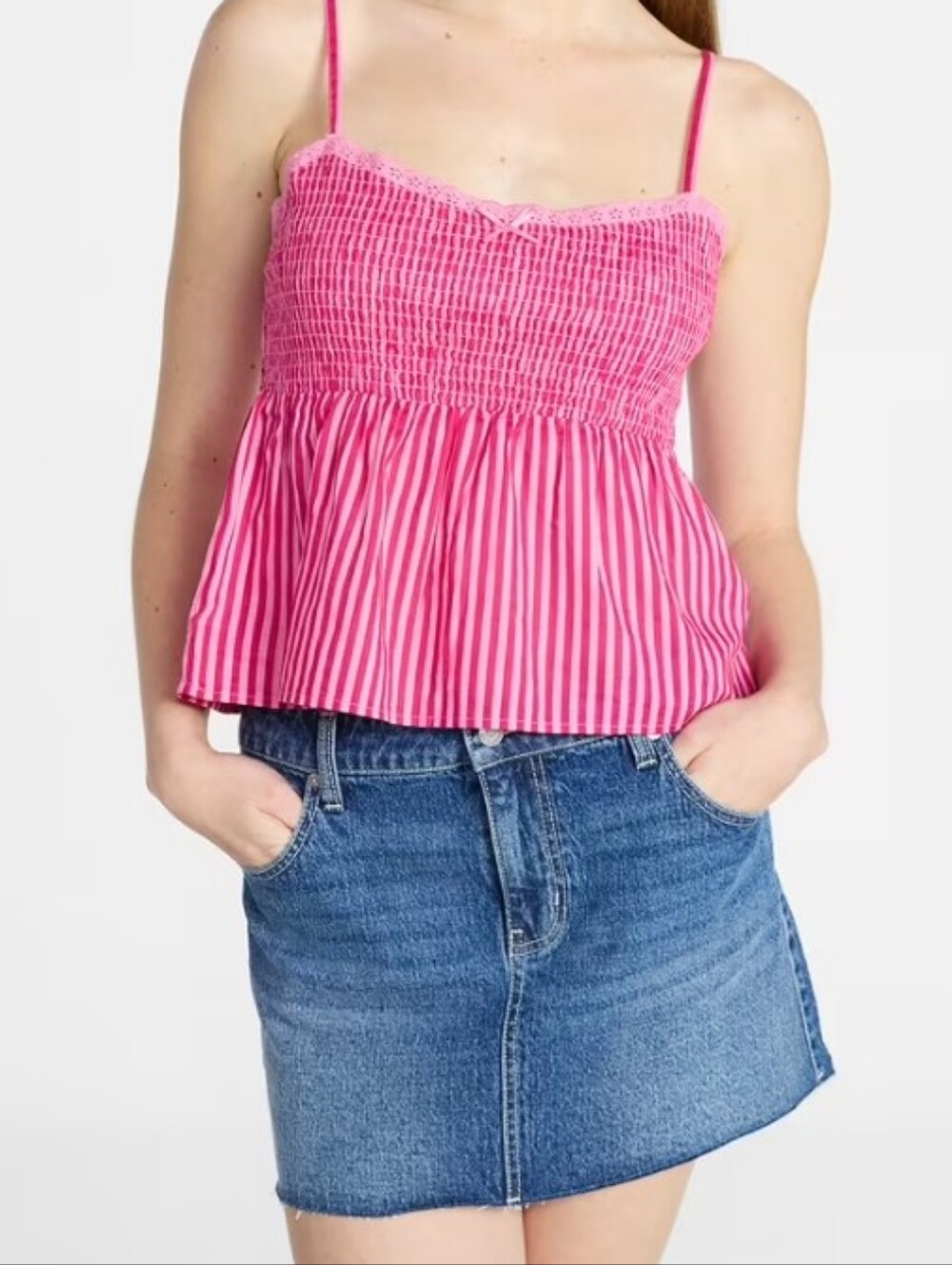 Nobo Baby Doll Tank Stripped Sz XXL